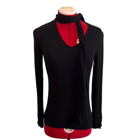 Suzy Shier Black Turtleneck Sweater - Picture 1 of 5
